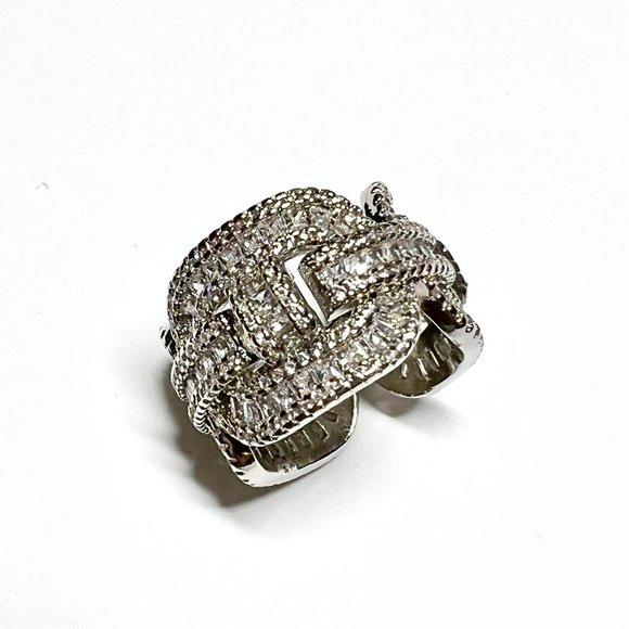 New Hip Hop Chain Zircon Ring - Picture 1 of 7